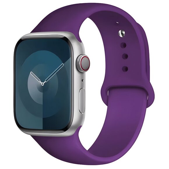 NEW[BAND] Purple Sport Silicone For Apple Watch - Picture 1 of 3